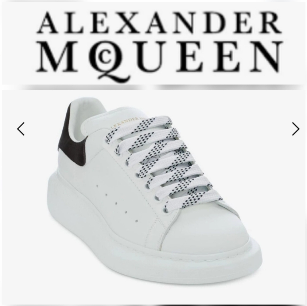 Alexander McQueen Oversized White Sneakers - Picture 3 of 10